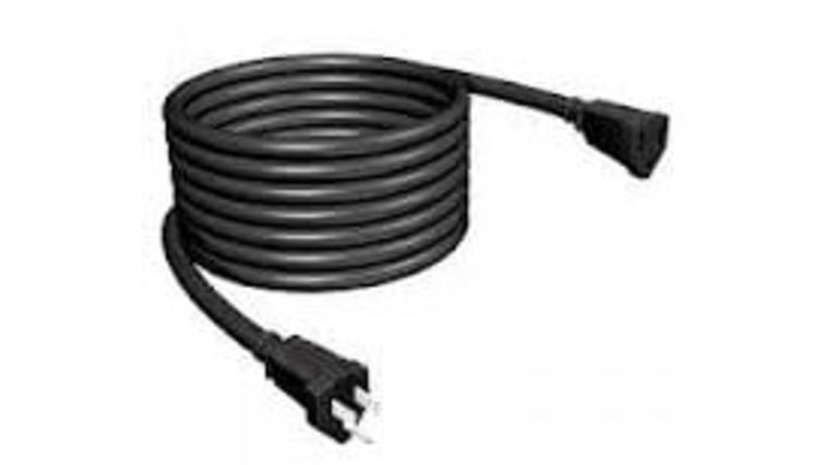 Power Cable | Black | 14/3 | 25′ Rental | Rental