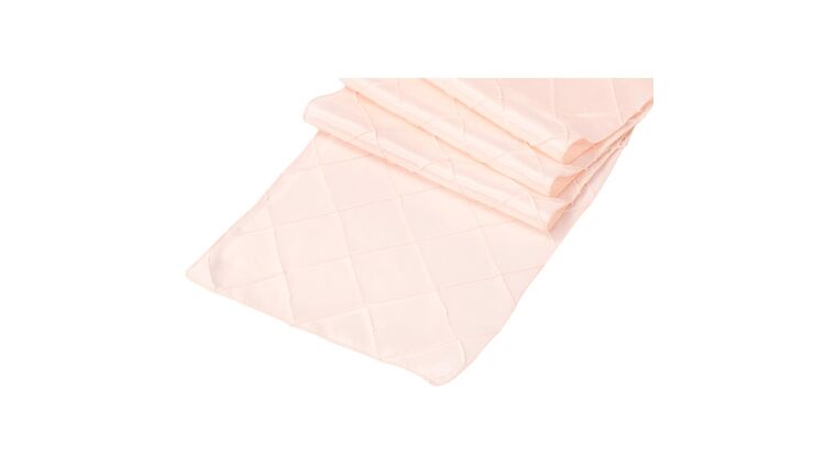 Pintuck Table Runner – Blush/Rose Gold | Rental Pintuck Table Runner – Blush/Rose Gold | Rental