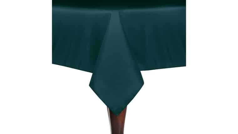 Polyester | Teal | 84″ x 84″ Square Tablecloth Rental | Rental