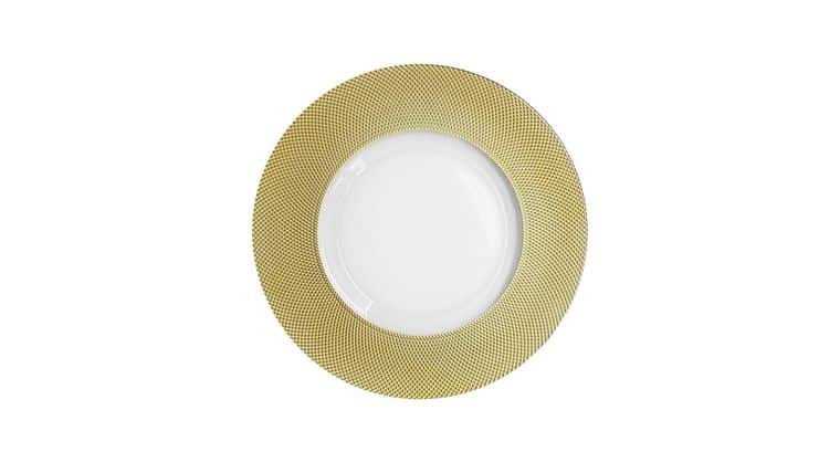 Rim Glass Charger Plate Rental – Gold | Rental Rim Glass Charger Plate Rental – Gold | Rental
