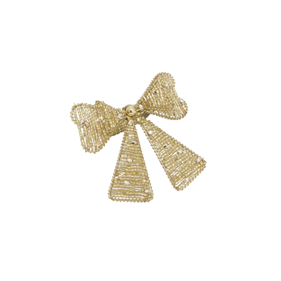 NR356 Beaded Bow Napkin Ring | Rental