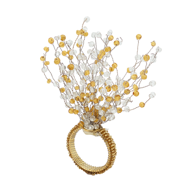 NR389 Beaded Design Napkin Ring | Rental NR389 Beaded Design Napkin Ring | Rental