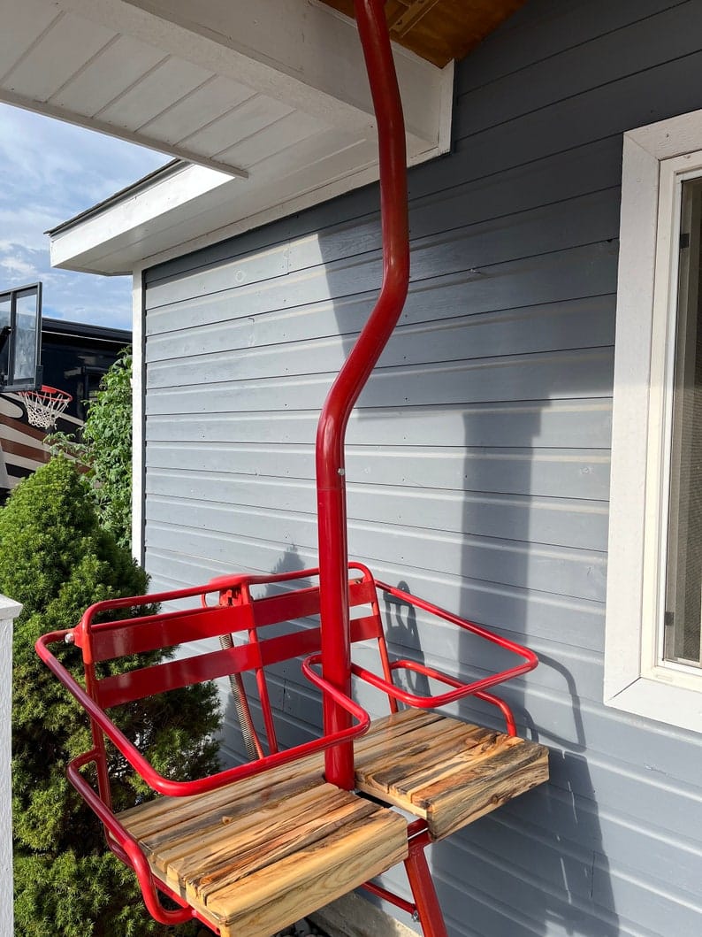 2 Chair Metal Ski Lift Chair | Rental 2 Chair Metal Ski Lift Chair | Rental