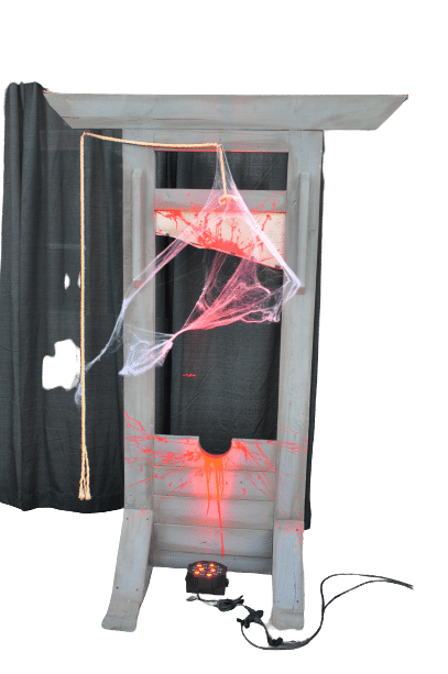 Grey Life Size Guillotine Prop | Rental