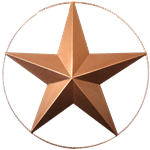 Bronze Metal Star | Rental Bronze Metal Star | Rental