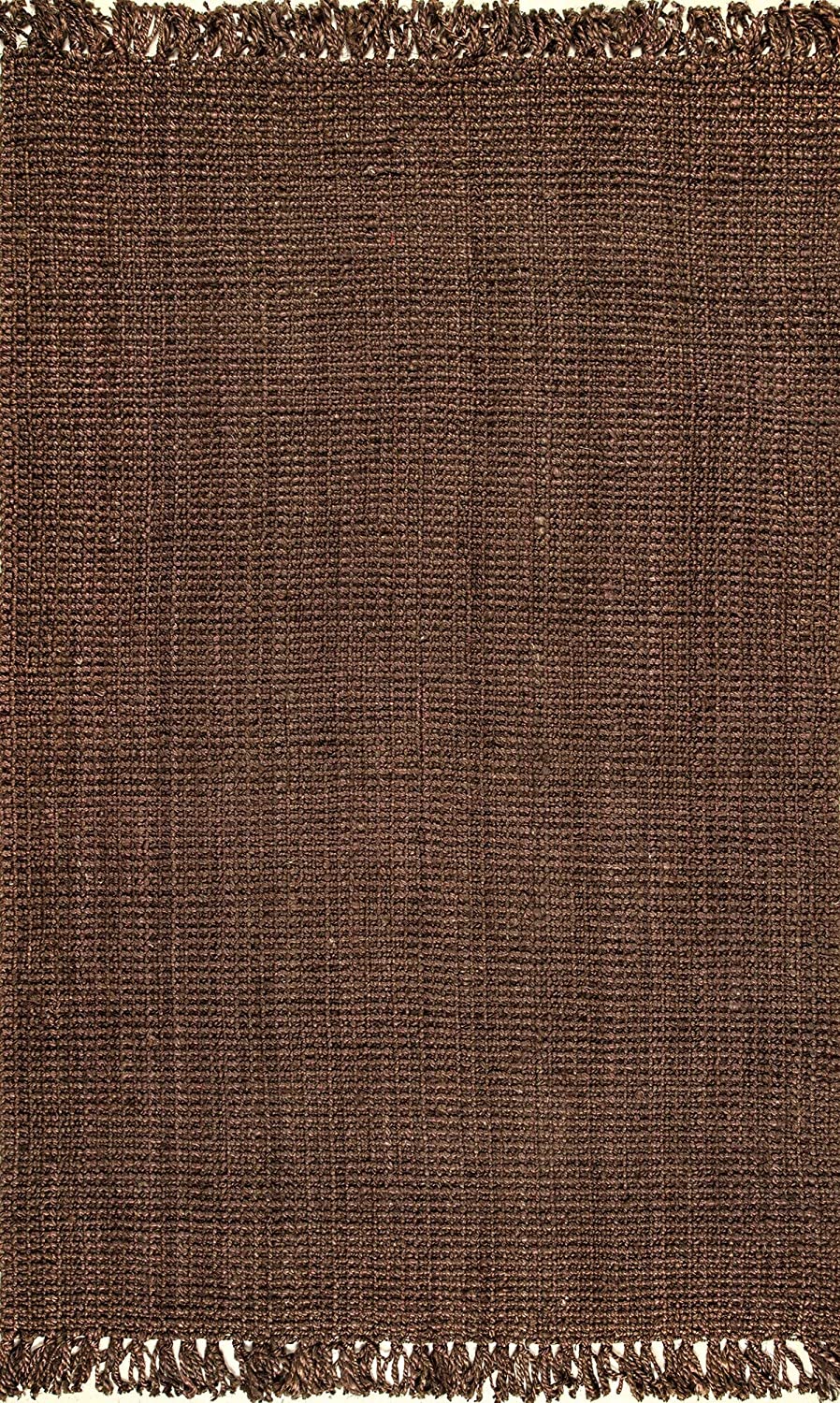 Jute Rug | 5′ x 7′ | Chocolate | Rental