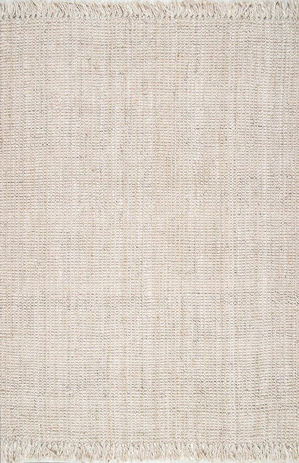 Jute Rug | 5′ x 7′ 6″ | Off-White | Rental