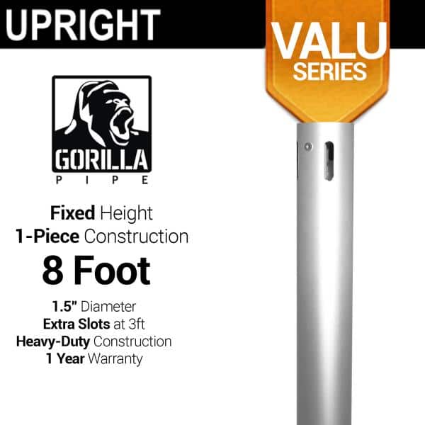 Valu Series – 8ft 1.5″ Fixed Upright | Rental