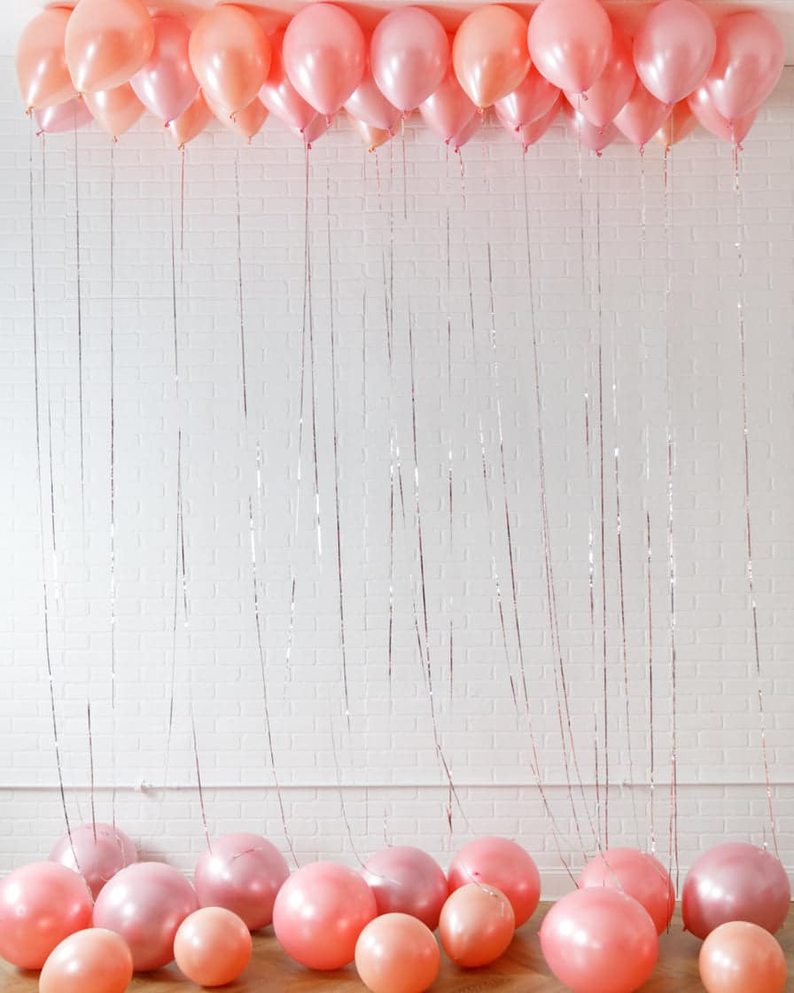 Rosé Bubbles – Ceiling & Floor Balloon Set | Purchase
