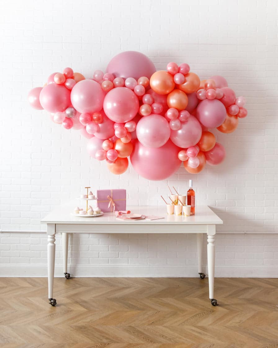 Rosé Bubbles – Balloon Backdrop Install Piece | Purchase
