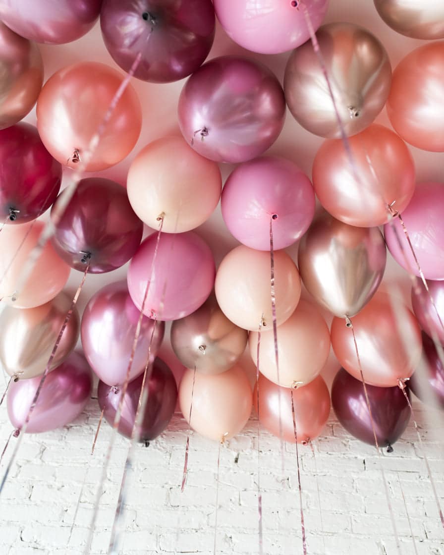 Berry Blush – 11in Ceiling Balloons – set of 25 | Purchase