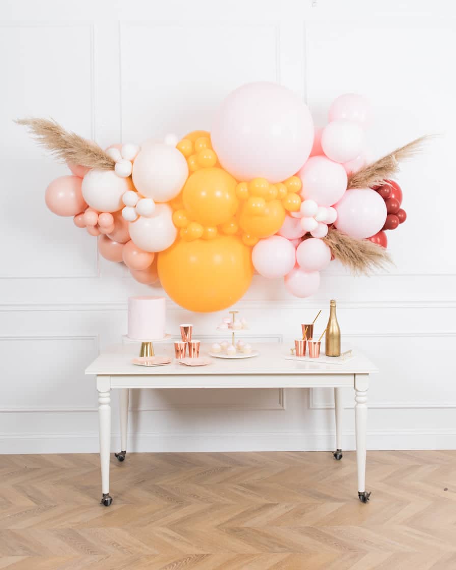 Boho Rainbow – Balloon Backdrop Install Piece with Pampas – 6FT | Purchase Boho Rainbow – Balloon Backdrop Install Piece with Pampas – 6FT | Purchase
