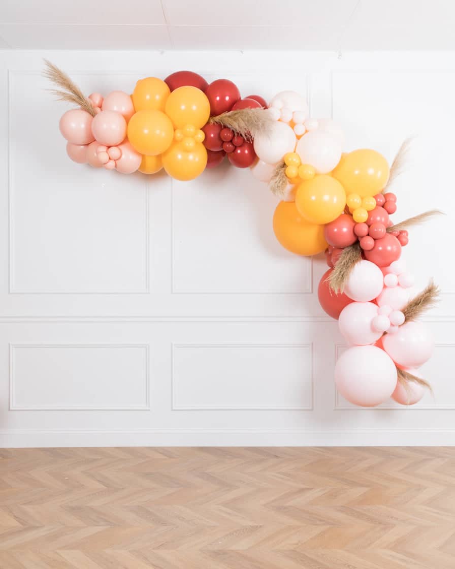 Boho Rainbow – Balloon Garland Install Piece with Pampas -12ft | Purchase Boho Rainbow – Balloon Garland Install Piece with Pampas -12ft | Purchase