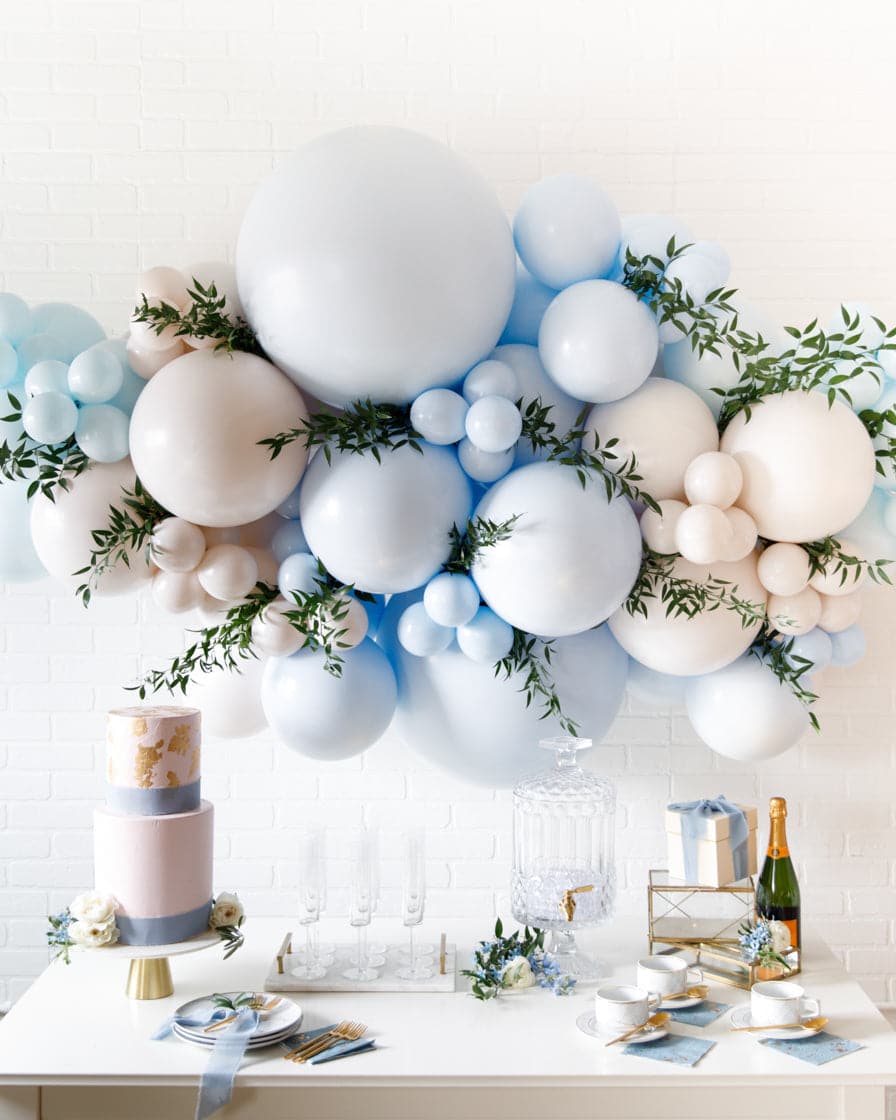 Provence – Balloon Backdrop Install Piece with Greenery | Purchase