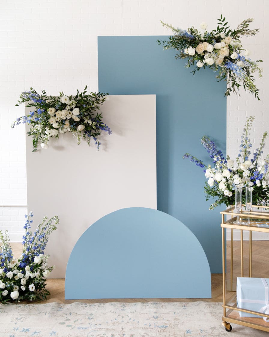 Provence – Allaina Celebratory Panel with Floral Arrangements | Purchase