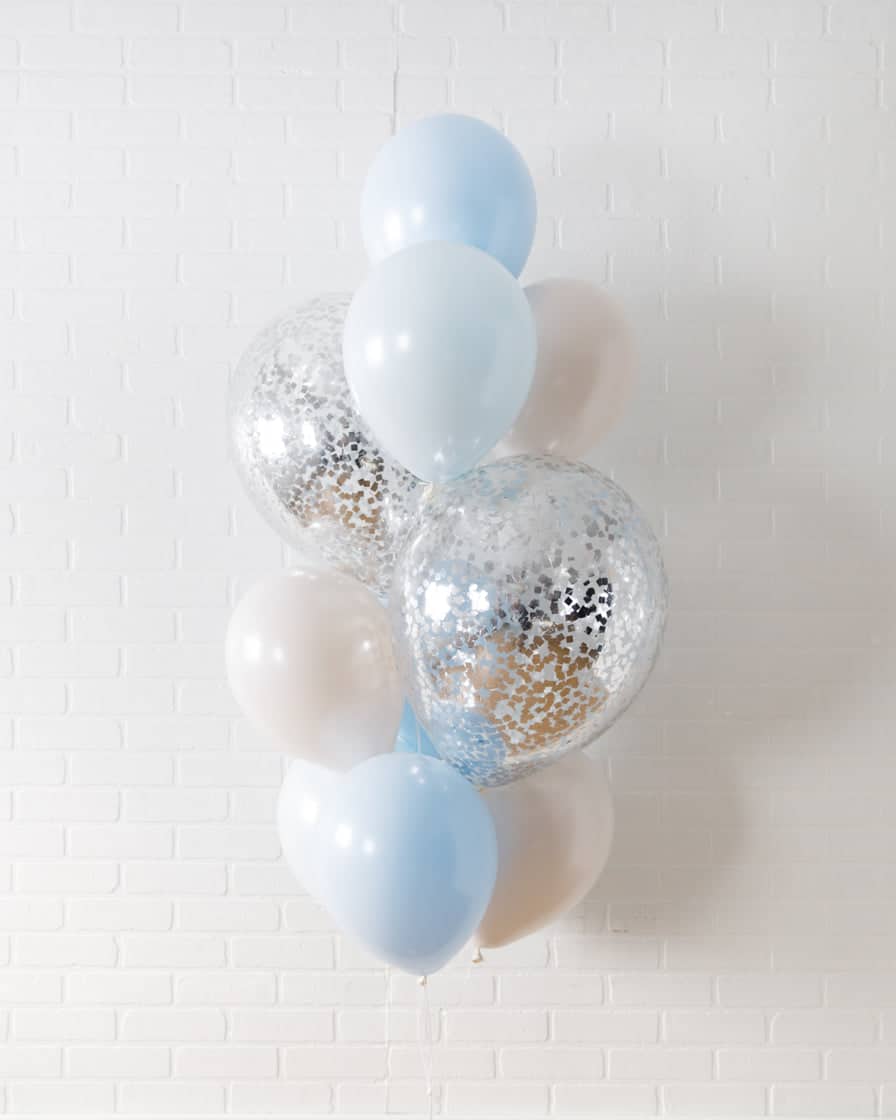 Provence – Confetti and 11in Balloons – bouquet of 10 | Purchase