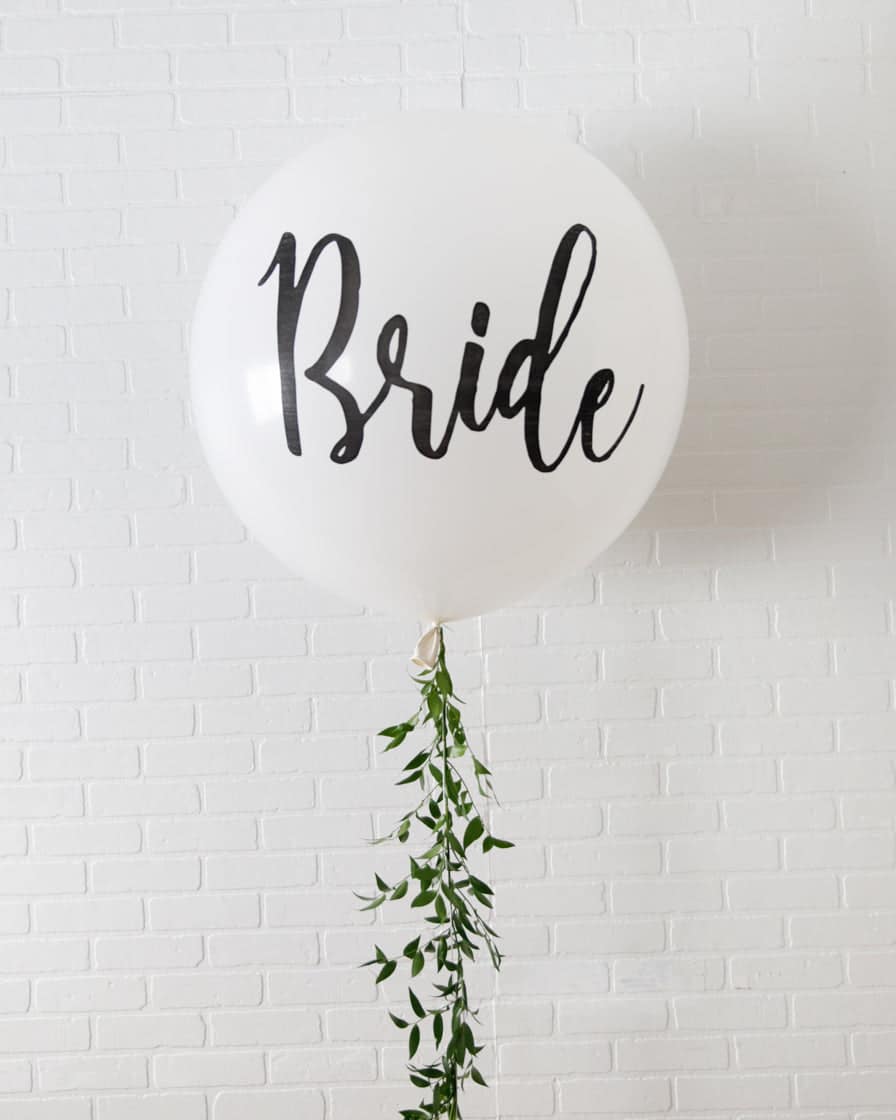 Provence – Bride or Groom Giant Balloon with Greenery Tassel | Purchase