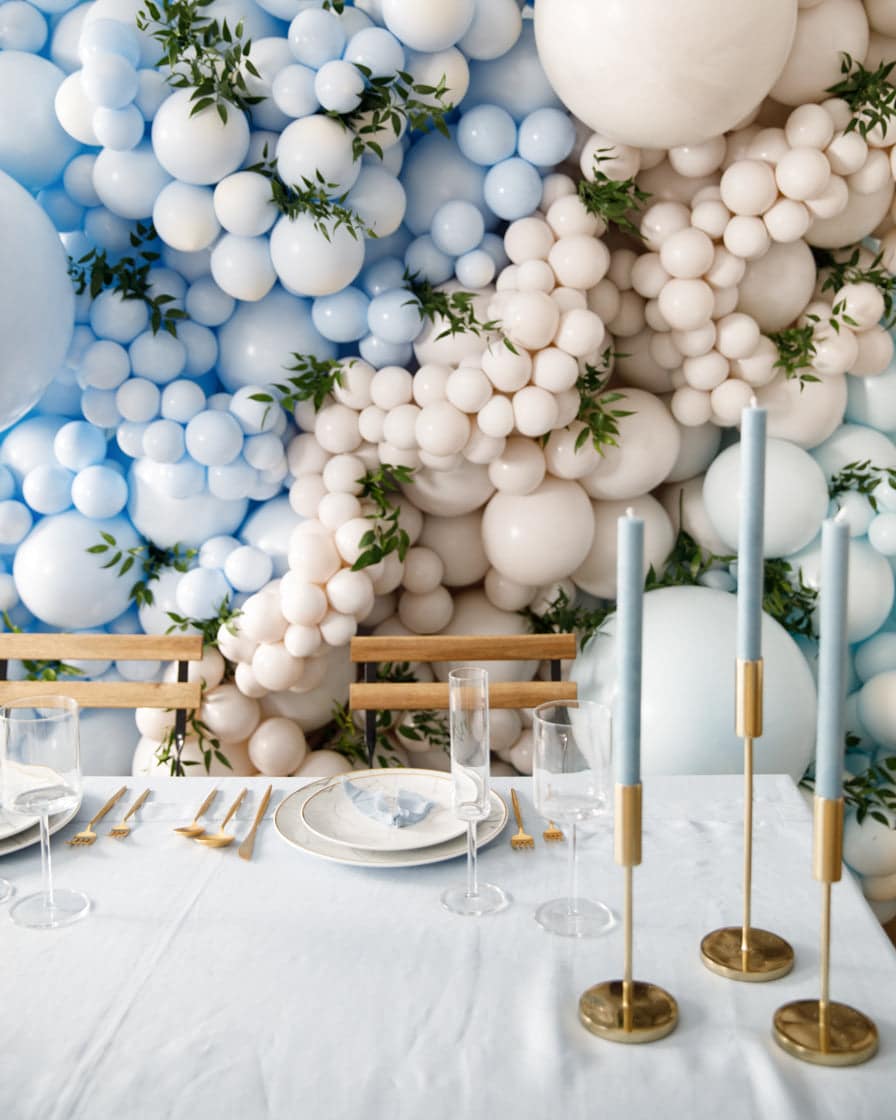 Provence – Balloon Wall with Greenery | Purchase