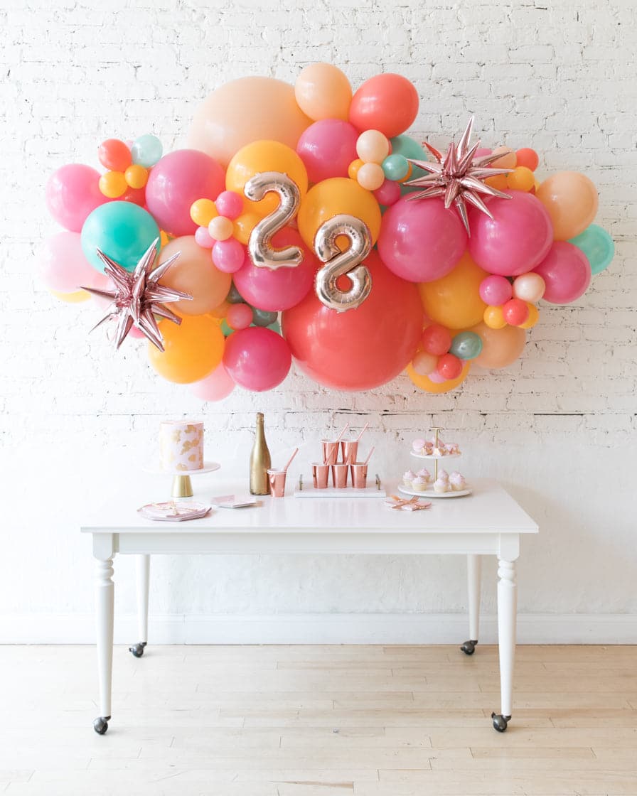 Colorful Bloom – Number Backdrop Balloon Garland Install Piece | Purchase Colorful Bloom – Number Backdrop Balloon Garland Install Piece | Purchase