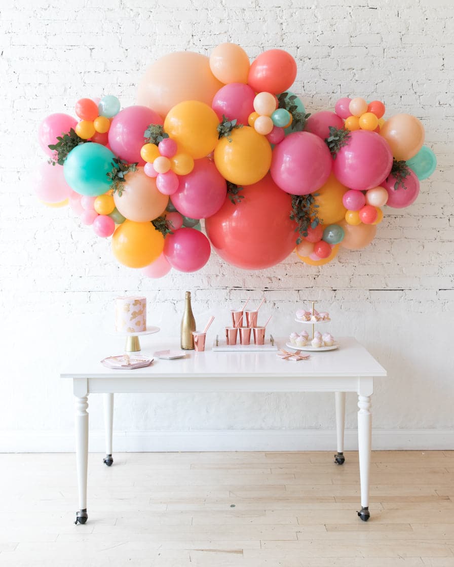 Colorful Bloom – Backdrop Balloon Garland Install Piece with Greenery – 6ft | Purchase Colorful Bloom – Backdrop Balloon Garland Install Piece with Greenery – 6ft | Purchase