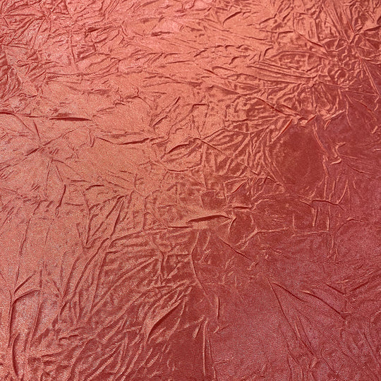 Crush Satin (Bichon) Drapery Panel in Coral 201 | Rental Crush Satin (Bichon) Drapery Panel in Coral 201 | Rental