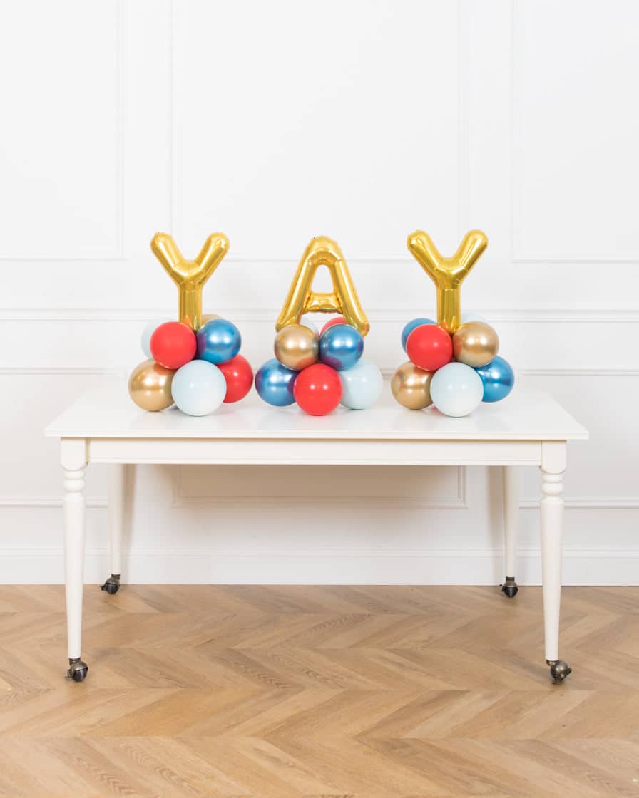 Office Retirement Party – Tabletop YAY Balloons – 1.5ft | Purchase