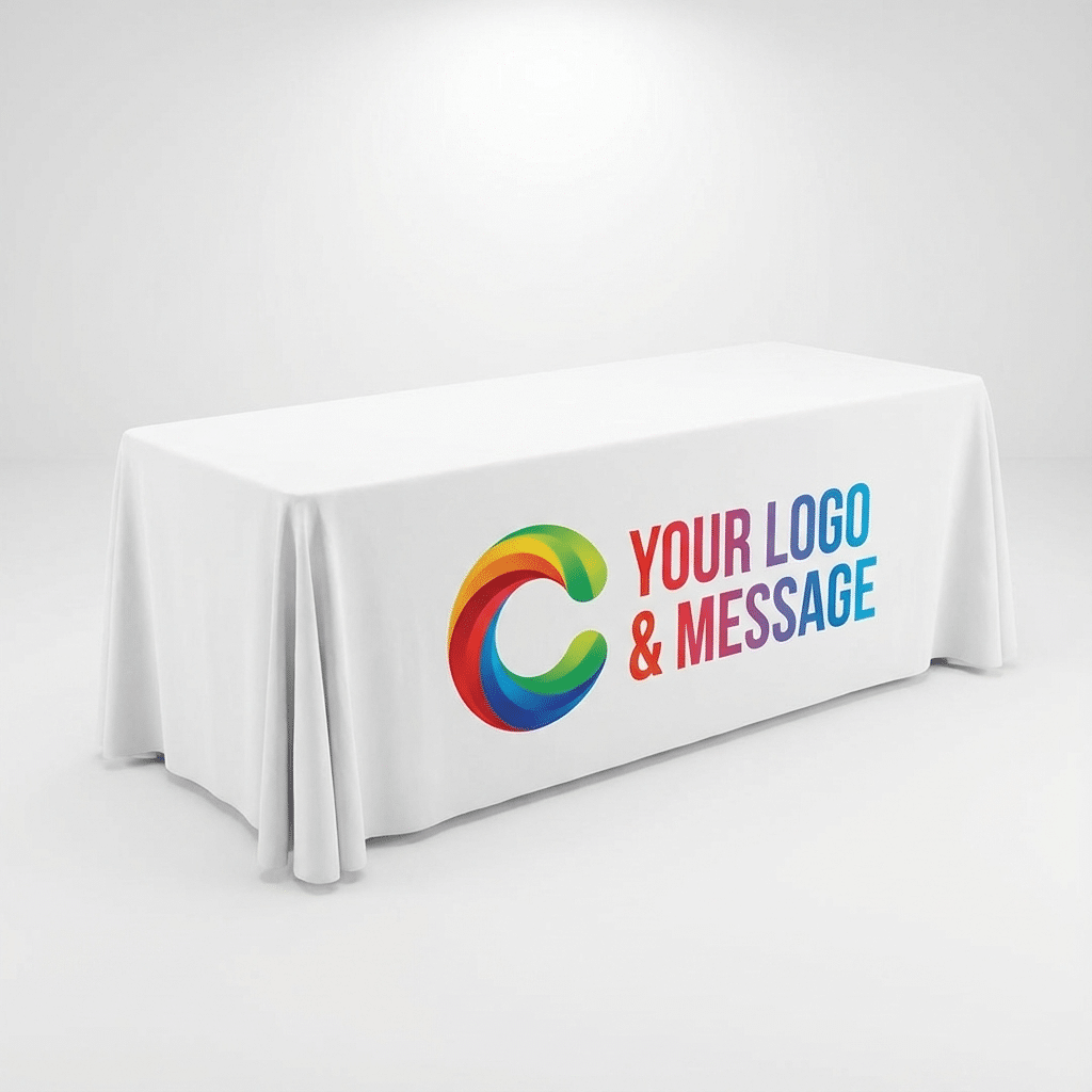 Custom Printed Tablecloth | Rental Custom Printed Tablecloth | Rental