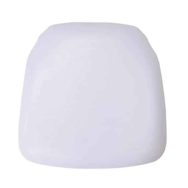 DecoStar™ Wood-Backed Vinyl Cushion for Chiavari EnvyChair™ – White | Rental DecoStar™ Wood-Backed Vinyl Cushion for Chiavari EnvyChair™ – White | Rental