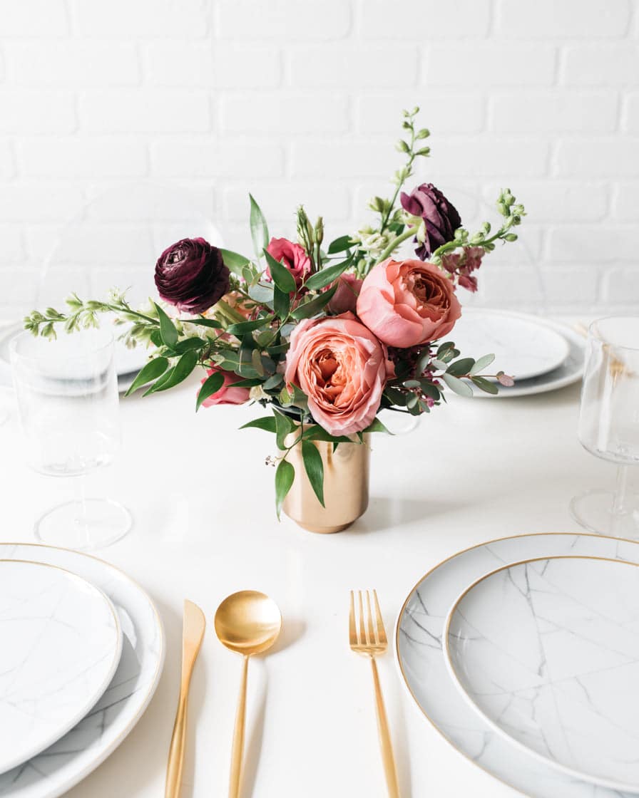 Berry Blush – Floral Arrangement – Small (set of 5) | Purchase