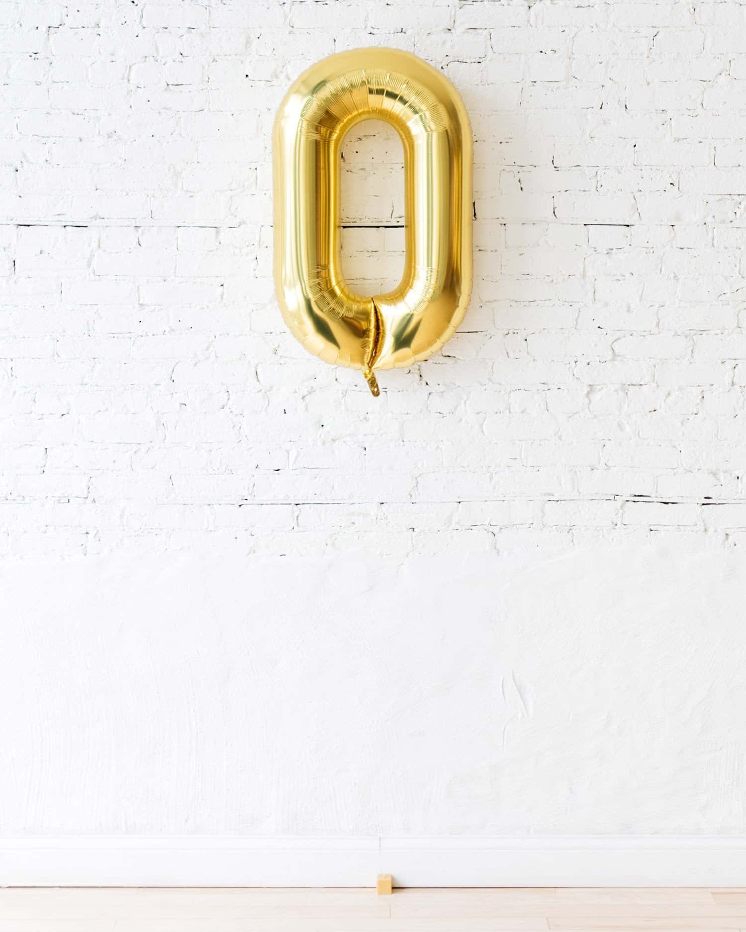 34in Gold Floating Foil Number | Purchase