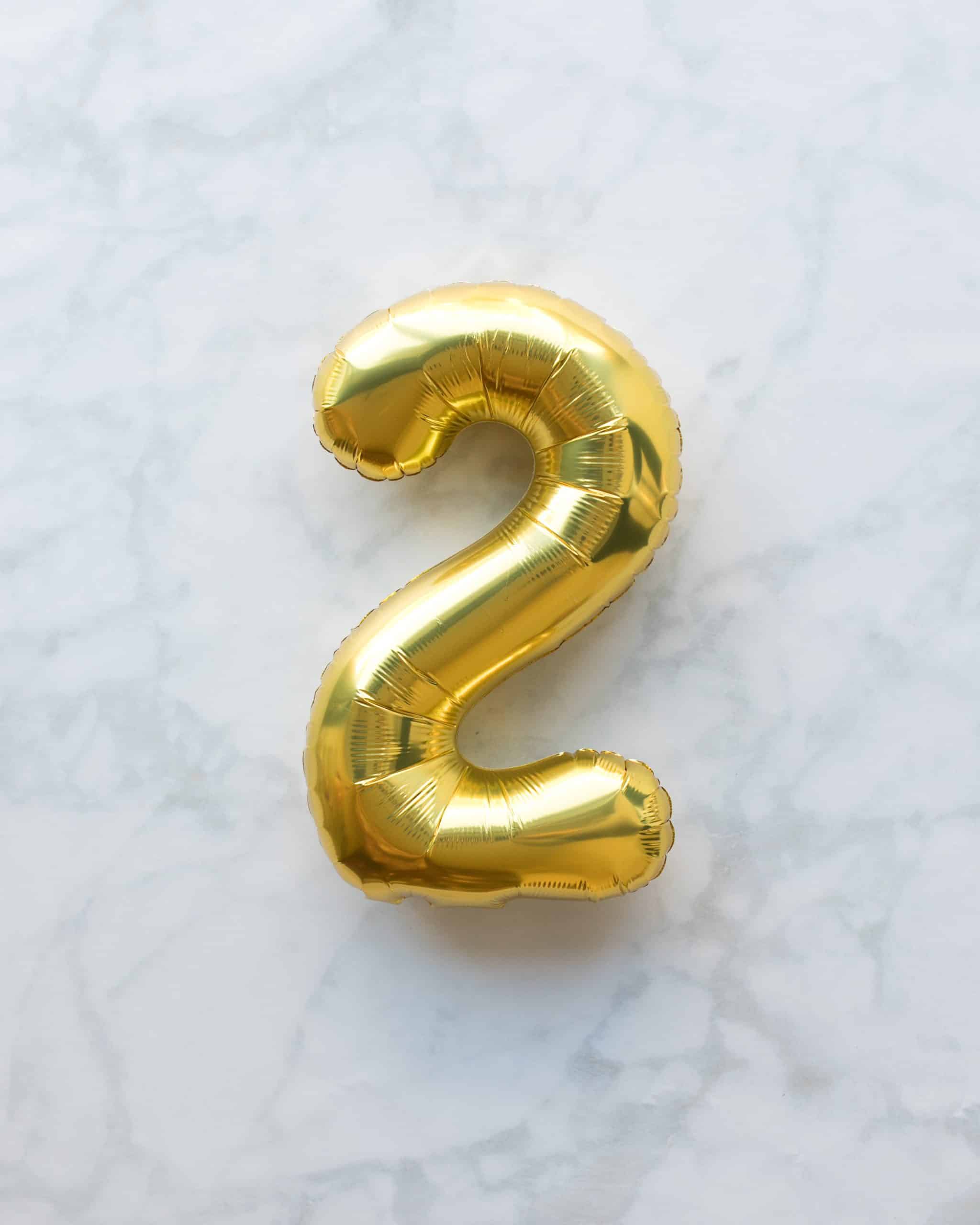 16in Gold Foil Number | Purchase