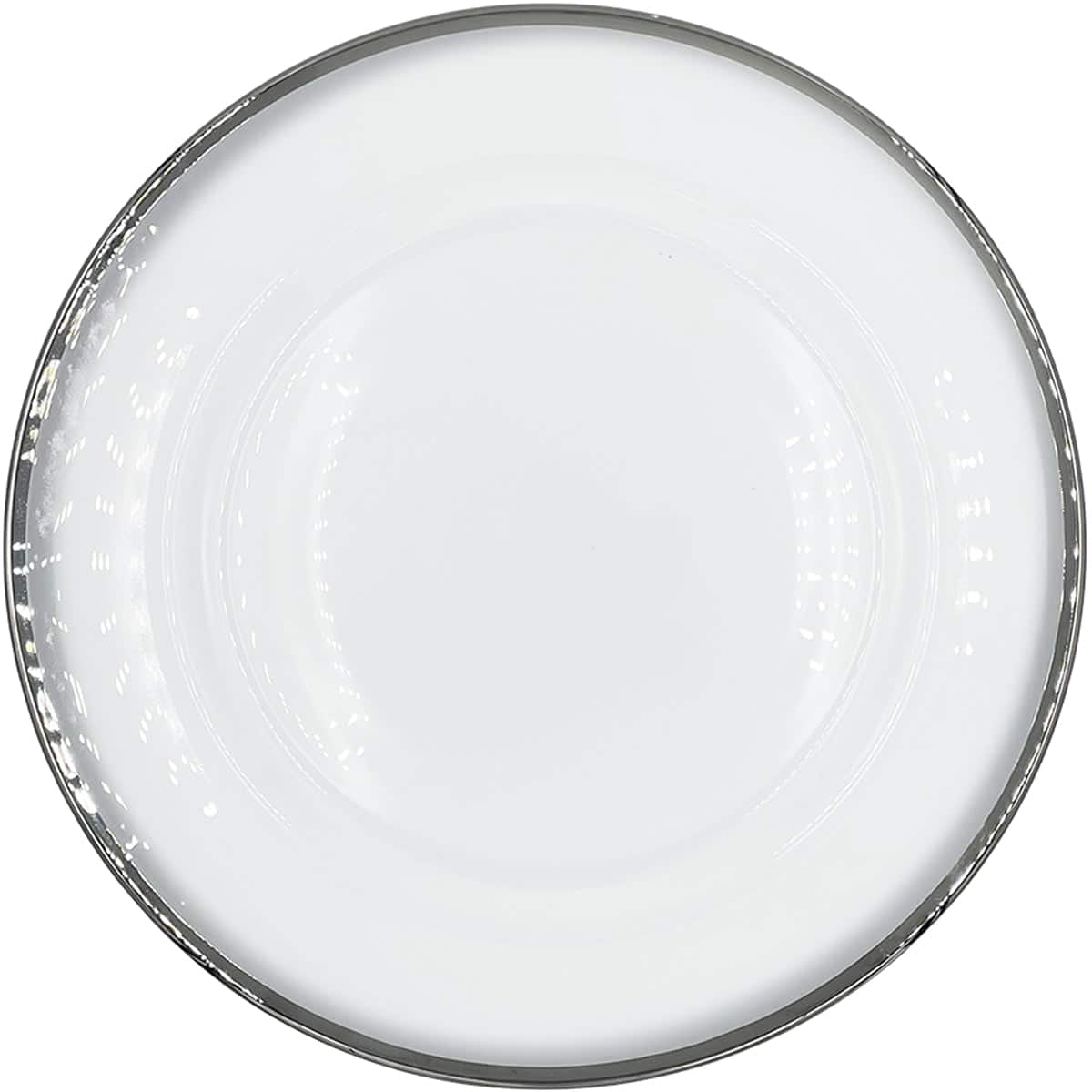 Klasik – Glass Charger Plate in Silver (Item # 0241) | Rental Klasik – Glass Charger Plate in Silver (Item # 0241) | Rental