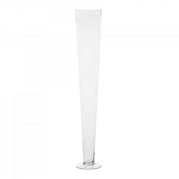 Decostar™ Clear Glass Pilsner Vase 28″ – Clear | Rental