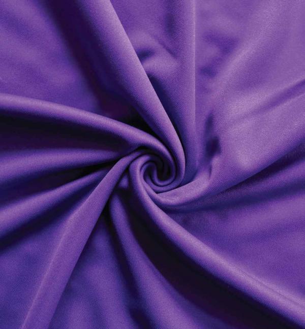*IFR* Poly Stretch / Scuba Cloth Drape Panel w/ Sewn Rod Pocket (IFR) – Violet | Rental *IFR* Poly Stretch / Scuba Cloth Drape Panel w/ Sewn Rod Pocket (IFR) – Violet | Rental