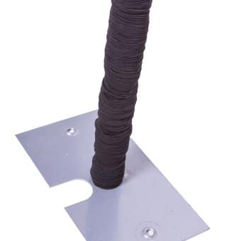 30ft Spandex Pole Cover (for upright 15ft & higher) – Black | Rental