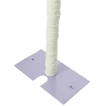 10ft Spandex Pole Cover (for upright 8ft & under) – Ivory | Rental