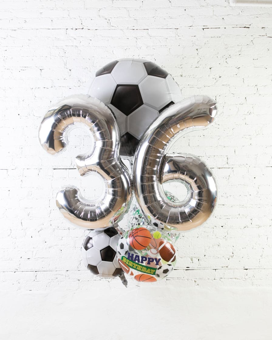 GIFT-Soccer Theme Double Digit Birthday Bouquet | Rental GIFT-Soccer Theme Double Digit Birthday Bouquet | Rental