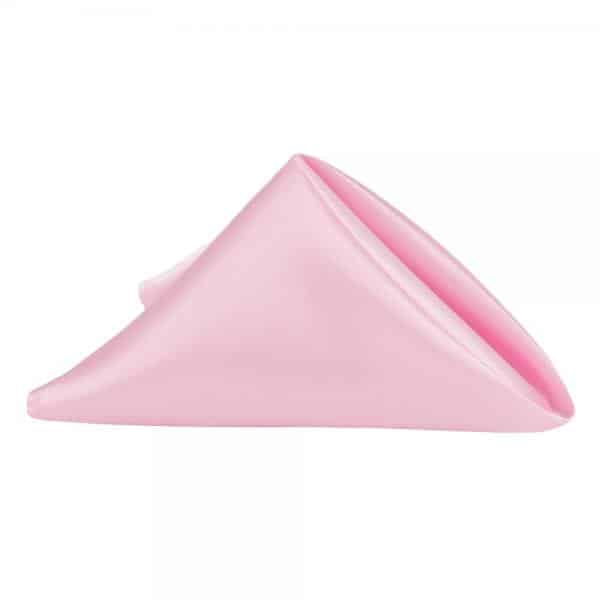 Sleek Satin Napkin 20″x20″ – Medium Pink | Rental