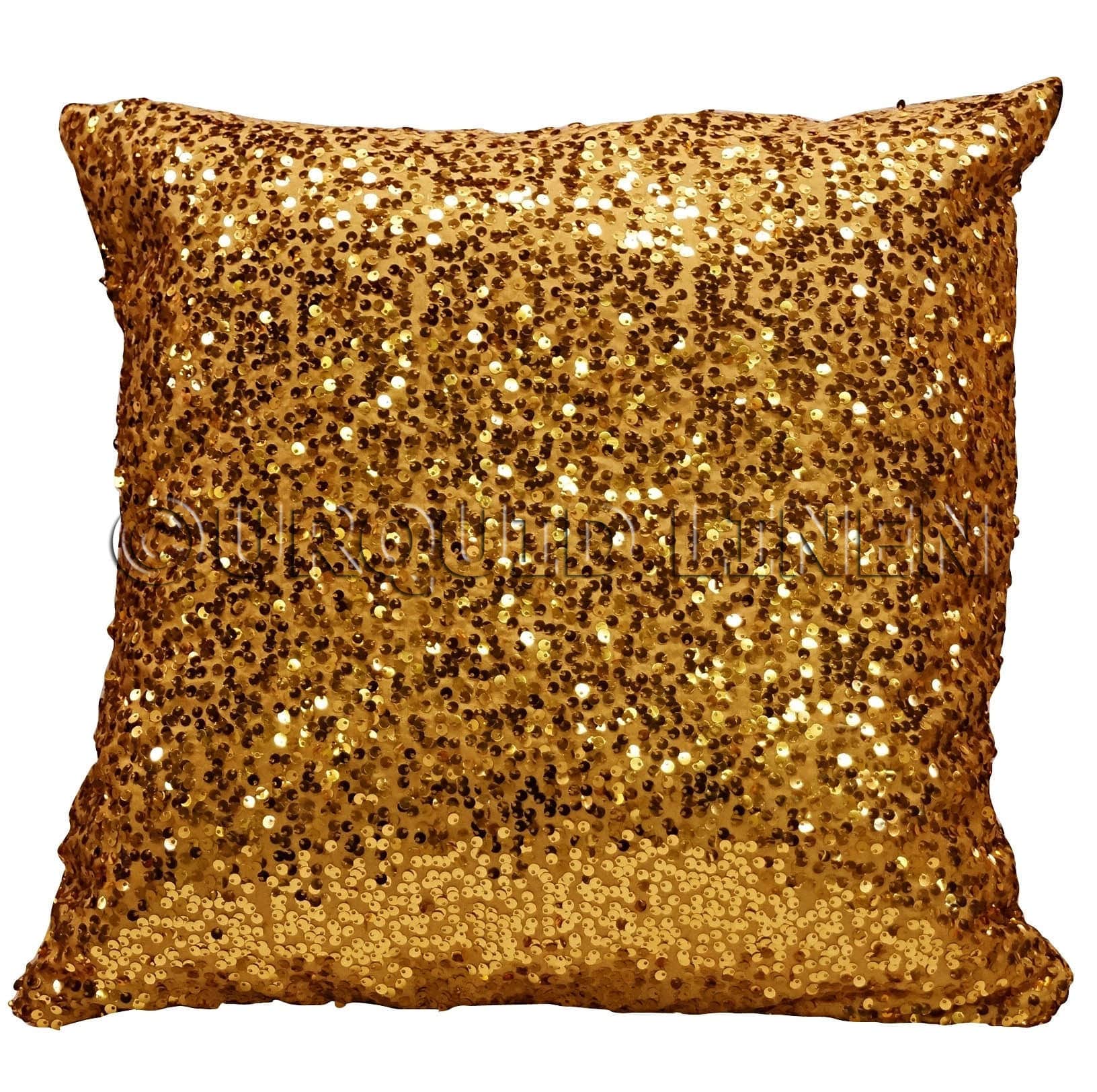 Taffeta Sequins Throw Pillow | Rental