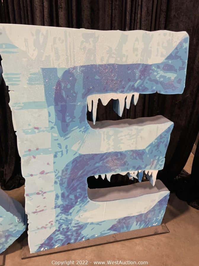 Frozen Letter “E” | Rental