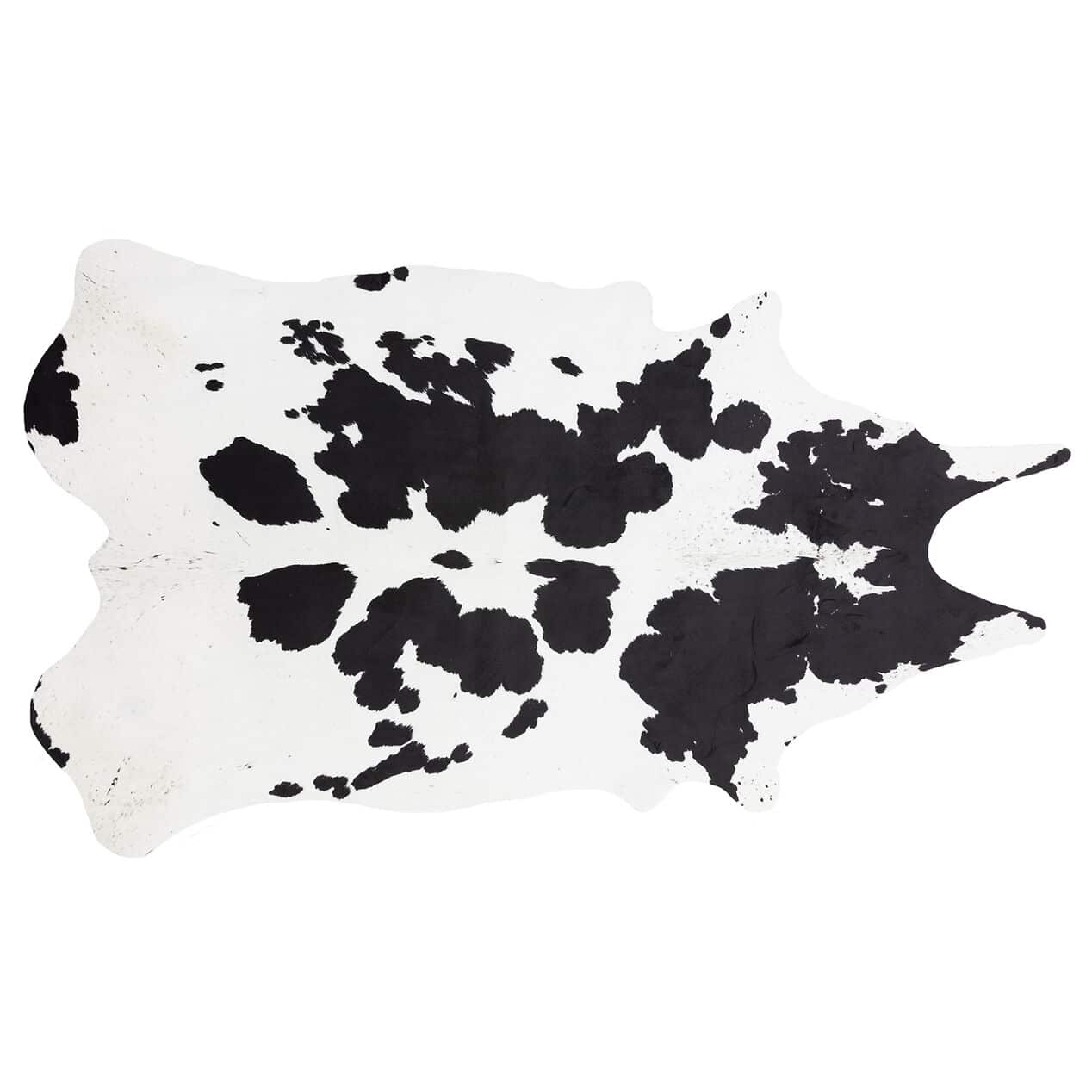 Faux Cowhide Rug | 2’6″ x 4’2″ | Black/White | Rental