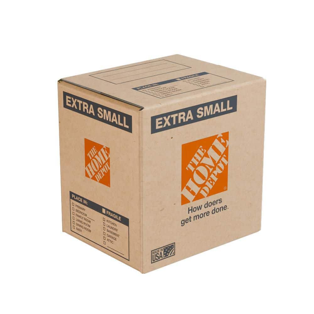 The Home Depot — Extra Small Moving, Shipping, Packing Box | Rental