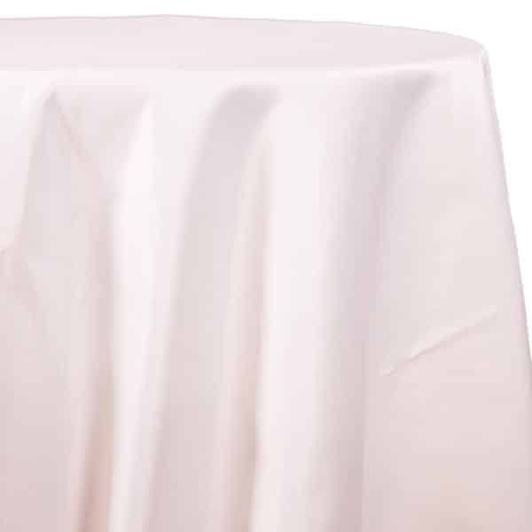 White – Lamour Matte Satin “Satinessa” Tablecloth – Many Size Options | Rental