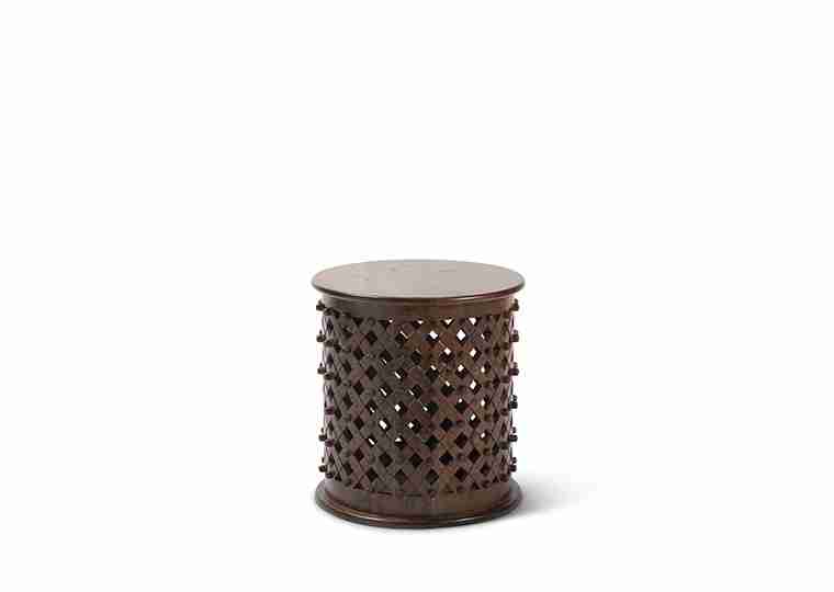 Carved Wood Side Table | Rental Carved Wood Side Table | Rental