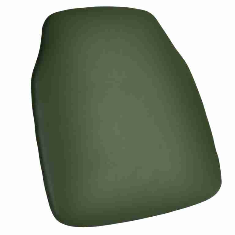 Hunter Green 1.75″ Vinyl Panel Back Chiavari Cushion with SlipNot™ Technology | Rental Hunter Green 1.75″ Vinyl Panel Back Chiavari Cushion with SlipNot™ Technology | Rental