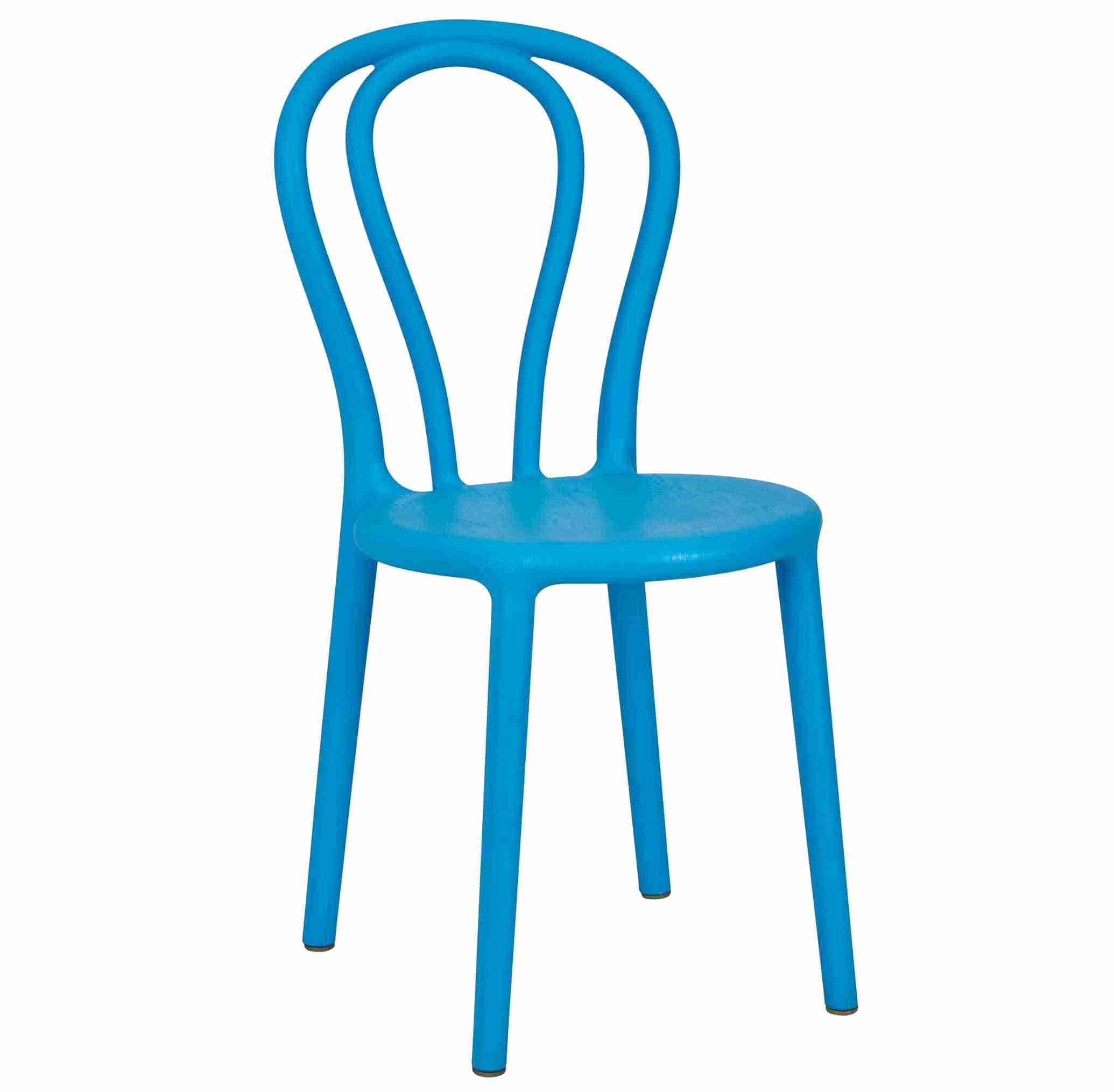 kids sky blue resin bentwood festive chair 1