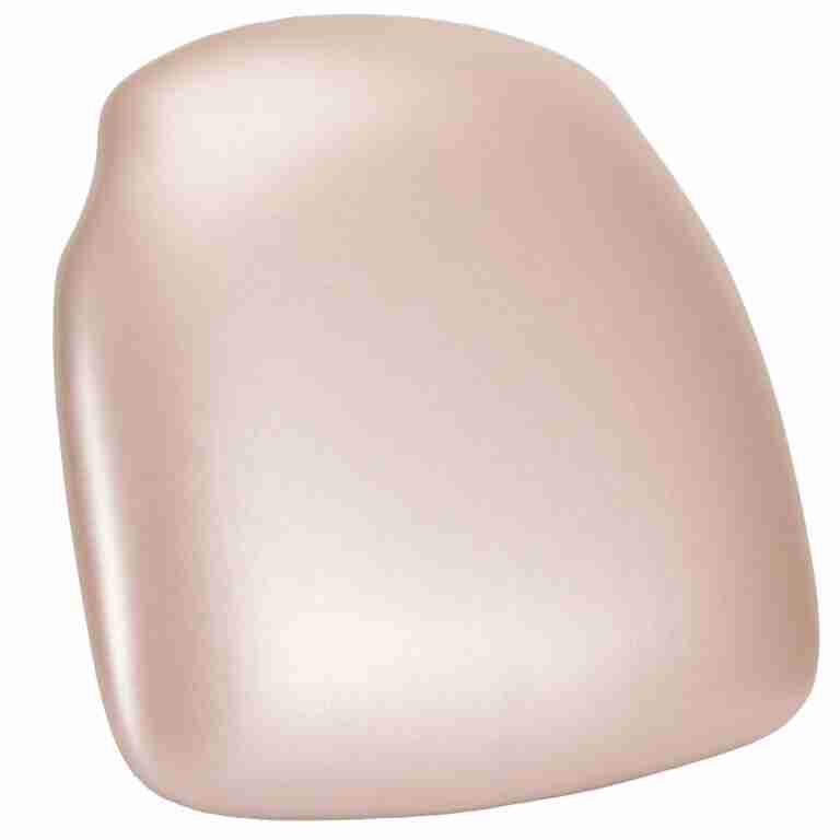 Rose Gold Vinyl 1.75″ Thick Cross Back Cushion with SlipNot™ Technology | Rental Rose Gold Vinyl 1.75″ Thick Cross Back Cushion with SlipNot™ Technology | Rental